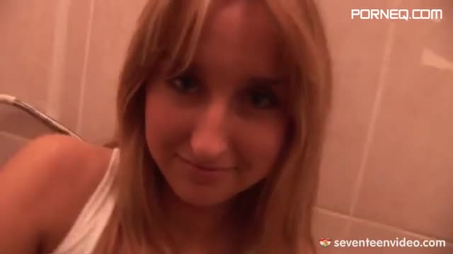 Stunning blonde MILF fucks her sex toys